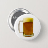 Mok bier ronde button 5,7 cm (Voorkant /achterkant)