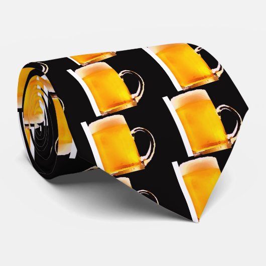 Mok bier stropdas (Opgerold)