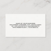 Mok bier toast | QR-code visitekaartje (Achterkant)