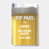 Mok Bier Verlovingsfeest VIP-badge Badge (Achterkant)