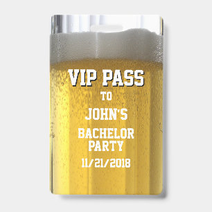 Mok Bier Verlovingsfeest VIP-badge Badge