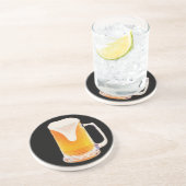 Mok bier zandsteen onderzetter (Zijkant)