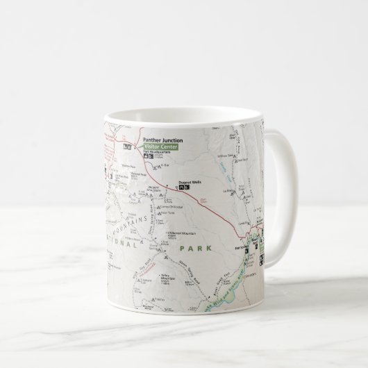 Mok Big Bend (Texas) kaart (Voorkant rechts)