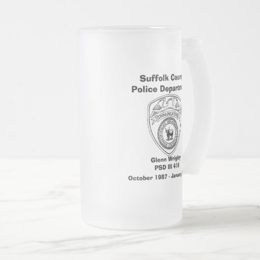 Mok bij pensionering (Voorkant rechts)