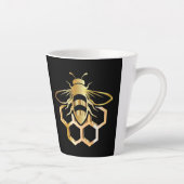 Mok bij zwarte en goudbijen (Rechts)