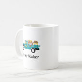 Mok bijenhouder | Bijenteelt | Mok bijen | 15 oz. (Voorkant links)