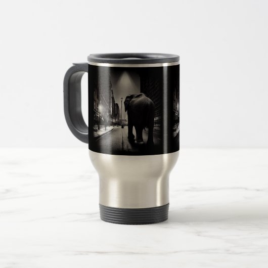 Mok binnenstad van Elephant Travel/Commuter, 15 oz (Voorkant links)