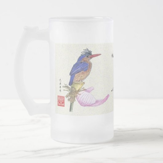 Mok_Bird_Kingfisher Matglas Bierpul (Links)