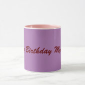 Mok Birthday cadeau voor meisjes (Midden)