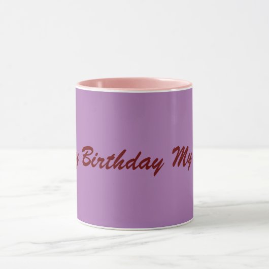 Mok Birthday cadeau voor meisjes (Midden)