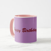 Mok Birthday cadeau voor meisjes (Voorkant links)