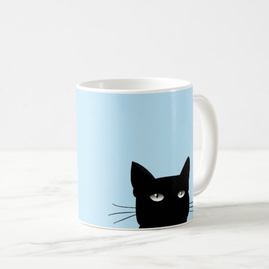 Mok BLACK CAT-KOFFIE AANPASSEN (Voorkant rechts)