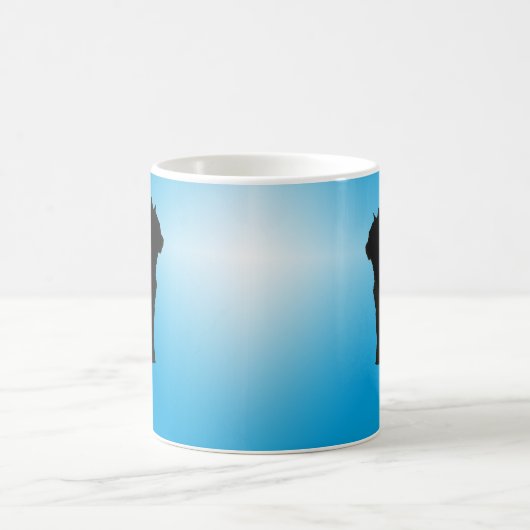 Mok - Black Cat Silhouette en Star (Center)