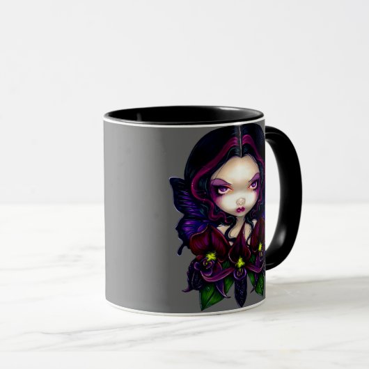 mok "Black Orchid Fairy" (Voorkant rechts)