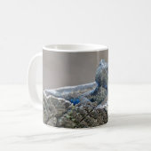 Mok blauw ballichter hagedis (Voorkant links)