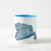 Mok blauw gatorkoffie (Midden)