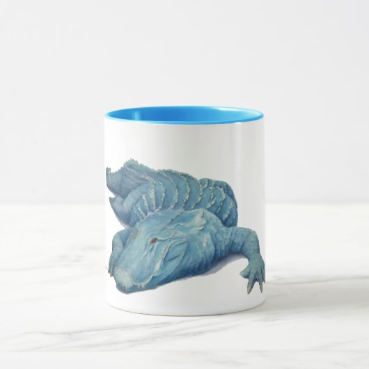 Mok blauw gatorkoffie (Midden)