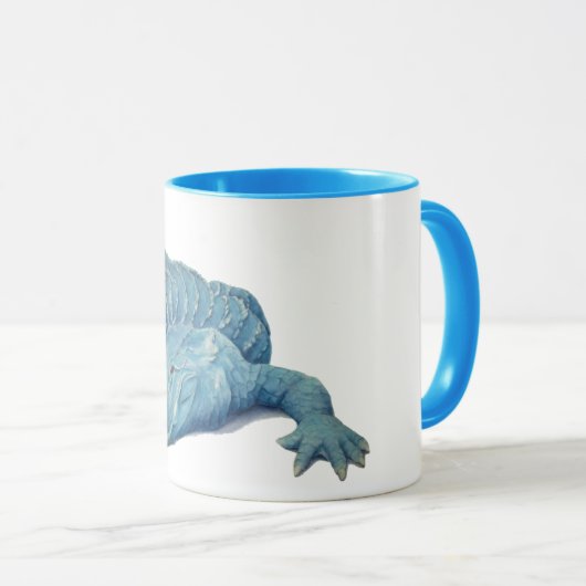 Mok blauw gatorkoffie (Voorkant rechts)