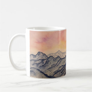 Mok Blauwe bergzon