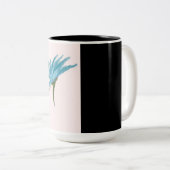 mok blauwe bloem (Voorkant rechts)