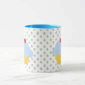 Mok blauwe cupcake (Midden)