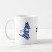Mok - Blauwe Draak met Naam (Links)