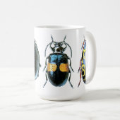 Mok blauwe en gele keel (Voorkant rechts)