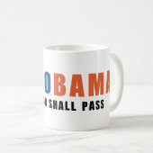 Mok blauwe en Oranje koffie (Voorkant rechts)