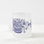 Mok blauwe en witte  ventilator (Voorkant links)