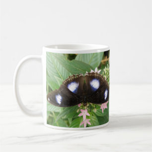 Mok blauwe gepotte vlinder