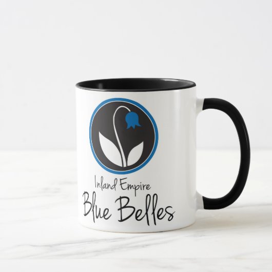 Mok blauwe gordels koffie (Rechts)
