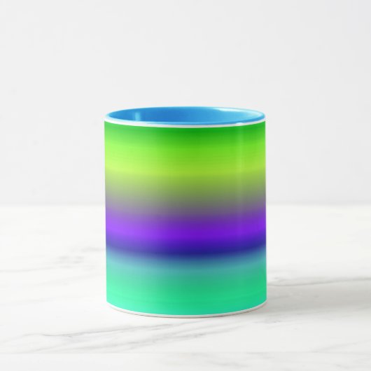 Mok Blauwe groene gradiënt (Midden)