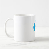 Mok blauwe hoofdtelefoon (Links)