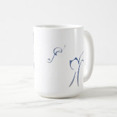 Mok blauwe kat (Voorkant rechts)