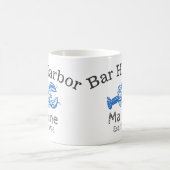 Mok blauwe koffiekzak "Bar Harbour Maine" (Center)