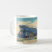 Mok blauwe komeet Briefkaart (Voorkant links)