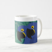 Mok blauwe papegaai (Voorkant rechts)