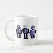 mok blauwe robots (Links)