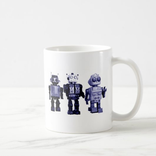mok blauwe robots (Rechts)