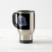 Mok blauwe roos reiswoon (Voorkant links)