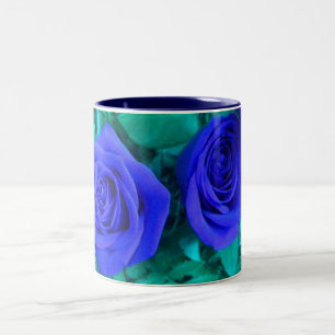 Mok blauwe Rozen