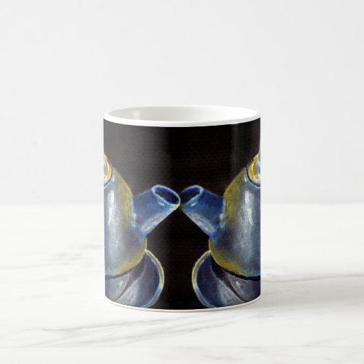 Mok blauwe tea set (Lori Corbett) (Center)