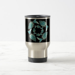 Mok blauwe viscirculatie