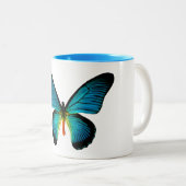 Mok blauwe vlinder (Voorkant rechts)