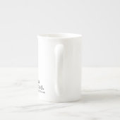 mok Blauwe vlinder "Blijf omhoog" (Achterkant)