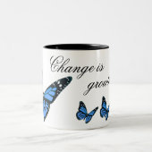 Mok blauwe vlinderkoffie (Center)