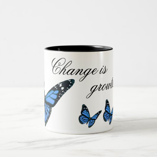 Mok blauwe vlinderkoffie (Center)