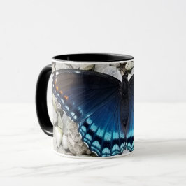 Mok blauwe vlinderkoffie