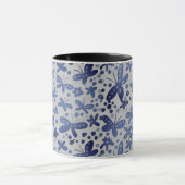 Mok blauwe vlinders (Midden)