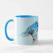 Mok: Blauwe Vogel Mok (Links)
